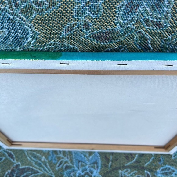 Laura Jones "The Secret Chorus" Whimsy Abstract Floral Painting 16x20‎ Original - Picture 9 of 11